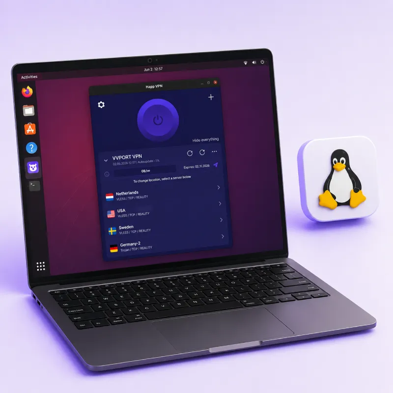 Happ для Linux
